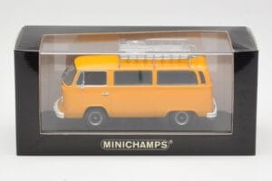 Volkswagen T2 Bus Sárga Minichamps 1:43 400053002 Fém – 4. kép a 4-ből