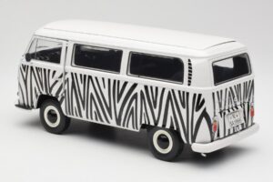 Volkswagen T2a Bus Safari Schuco 1:18 00191 Fém – 7. kép a 8-ből