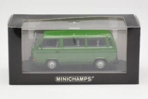 Volkswagen T3 Bus Zöld Minichamps 1:43 400055000 Fém – 4. kép a 4-ből