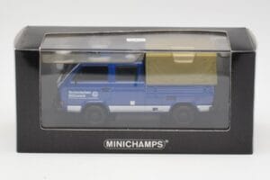Volkswagen T3 Double Cab Flatbed THW Hannover Minichamps 1:43 400055290 Fém – 4. kép a 4-ből
