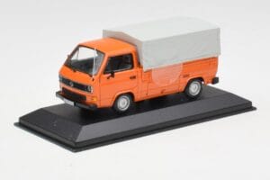 Volkswagen T3 Platós Narancssárga Minichamps 1:43 400055200 Fém – 2. kép a 4-ből
