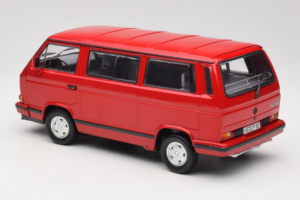 Volkswagen T3 Redstar Piros Norev 1:18 188542 Fém – 5. kép a 6-ből