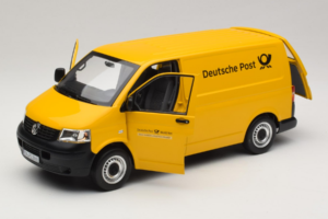 Volkswagen T5 Transporter Deutsche Post Norev 1:18 188617 Fém – 8. kép a 9-ből