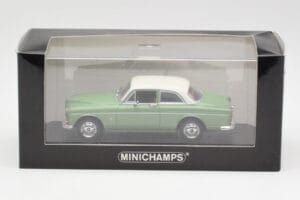 Volvo 121 Amazon Világoszöld & Fehér Minichamps 1:43 430171005 Fém – 4. kép a 4-ből
