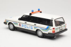 Volvo 240 GL Kombi Polis Sweden Minichamps 1:18 155171480 Fém – 5. kép a 6-ből