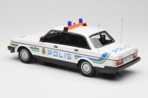 Volvo 240 GL Polis Sweden Minichamps 1:18 155171490 Fém – 5. kép a 6-ből