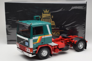 Volvo F1220 Zöld Piros Road Kings 1:18 RK180032 Fém – 8. kép a 8-ből