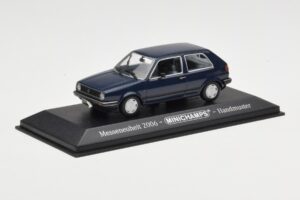 Volkswagen Golf Mk2 Kék Vásári Minta Minichamps 1:43 GOLFHANDMUSTER Fém – 2. kép a 4-ből