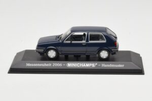 Volkswagen Golf Mk2 Kék Vásári Minta Minichamps 1:43 GOLFHANDMUSTER Fém