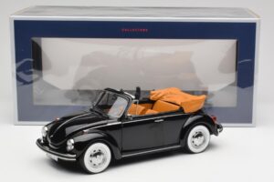 Volkswagen Beetle 1303 Kabrió Fekete Norev 1:18 188533 Fém – 6. kép a 6-ből