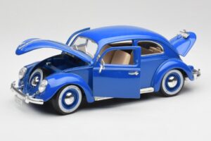 Volkswagen Beetle Kék Bburago 1:18 23124646 Fém – 2. kép a 8-ből
