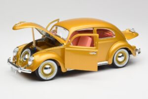 Volkswagen Beetle Arany Bburago 1:18 3361 Fém – 2. kép a 8-ből