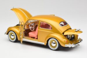 Volkswagen Beetle Arany Bburago 1:18 3361 Fém – 5. kép a 8-ből