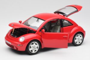 Volkswagen New Beetle Piros Bburago 1:18 8185108 Fém – 2. kép a 8-ből