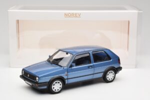 Volkswagen Golf Mk2 10 Million Star Kék Metál Norev 1:18 188562 Fém – 8. kép a 8-ből