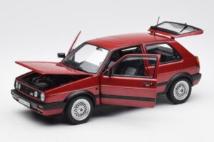 Volkswagen Golf Mk2 GTI Piros Metál Norev 1:18 188555 Fém – 2. kép a 8-ből