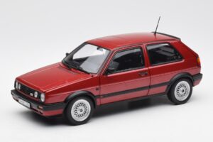 Volkswagen Golf Mk2 GTI Piros Metál Norev 1:18 188555 Fém