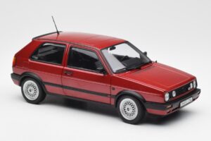 Volkswagen Golf Mk2 GTI Piros Metál Norev 1:18 188555 Fém – 6. kép a 8-ből