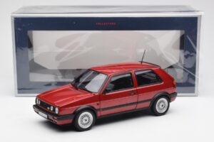 Volkswagen Golf Mk2 GTI Piros Metál Norev 1:18 188555 Fém – 8. kép a 8-ből
