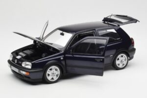 Volkswagen Golf Mk3 VR6 Kék Metál Norev 1:18 188462 Fém – 2. kép a 8-ből