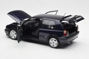 Volkswagen Golf Mk3 VR6 Kék Metál Norev 1:18 188462 Fém – 5. kép a 8-ből