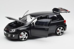 Volkswagen Golf Mk6 GTI Szürke Metál Norev 1:18 188503 Fém – 2. kép a 7-ből