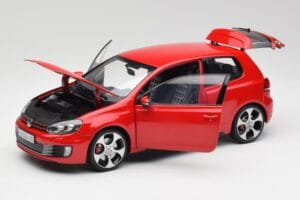 Volkswagen Golf Mk6 GTI Tornado Piros Norev 1:18 5K3099302Y3D Fém – 2. kép a 8-ből