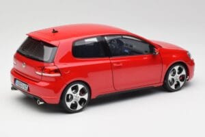 Volkswagen Golf Mk6 GTI Tornado Piros Norev 1:18 5K3099302Y3D Fém – 3. kép a 8-ből