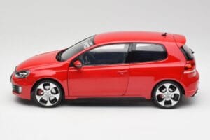 Volkswagen Golf Mk6 GTI Tornado Piros Norev 1:18 5K3099302Y3D Fém – 4. kép a 8-ből