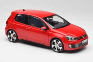 Volkswagen Golf Mk6 GTI Tornado Piros Norev 1:18 5K3099302Y3D Fém – 6. kép a 8-ből