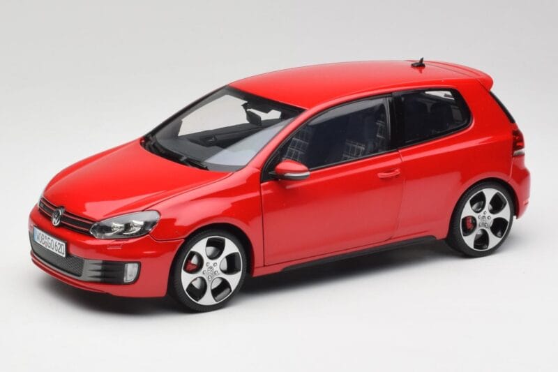 Volkswagen Golf Mk6 GTI Tornado Piros Norev 1:18 5K3099302Y3D Fém