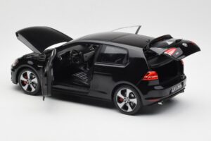 Volkswagen Golf Mk7 GTI Fekete Norev 1:18 188550 Fém – 5. kép a 8-ből