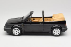 Volkswagen Golf Mk1 Kabrió Fekete Norev 1:18 188568 Fém – 3. kép a 6-ből