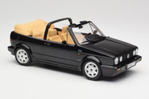 Volkswagen Golf Mk1 Kabrió Fekete Norev 1:18 188568 Fém – 4. kép a 6-ből