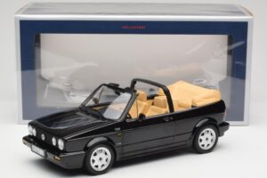 Volkswagen Golf Mk1 Kabrió Fekete Norev 1:18 188568 Fém – 6. kép a 6-ből