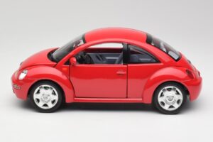 Volkswagen New Beetle Piros Bburago 1:18 3342 Fém – 4. kép a 8-ből