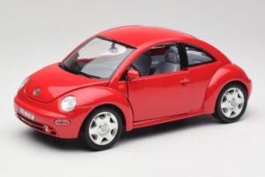 Volkswagen New Beetle Piros Bburago 1:18 3342 Fém