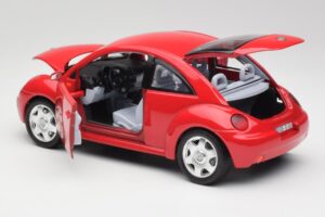 Volkswagen New Beetle Piros Bburago 1:18 3342 Fém – 5. kép a 8-ből