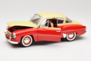 Wartburg 311 Coupe Piros & Bézs Revell 1:18 08418 Fém – 2. kép a 8-ből