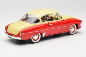 Wartburg 311 Coupe Piros & Bézs Revell 1:18 08418 Fém – 3. kép a 8-ből