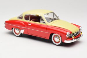 Wartburg 311 Coupe Piros & Bézs Revell 1:18 08418 Fém – 6. kép a 8-ből
