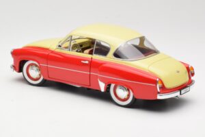 Wartburg 311 Coupe Piros & Bézs Revell 1:18 08418 Fém – 7. kép a 8-ből