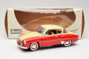 Wartburg 311 Coupe Piros & Bézs Revell 1:18 08418 Fém – 8. kép a 8-ből