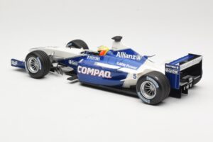 Williams FW23 BMW #5 R. Schumacher Practice San Marino GP 2001 Minichamps 1:18 80430146710 Fém – 5. kép a 6-ből