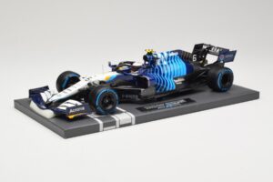 Williams Racing Mercedes FW43B #6 N. Latifi Belgian GP 2021 Minichamps 1:18 117211306 Fém – 2. kép a 6-ből