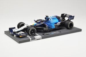 Williams Racing Mercedes FW43B #63 G. Russell Saudi Arabian GP 2021 Minichamps 1:18 117212263 Fém – 2. kép a 6-ből