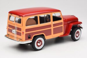 Willys Jeep Station Wagon Piros Road Signature 1:18 92858 Fém – 3. kép a 8-ből