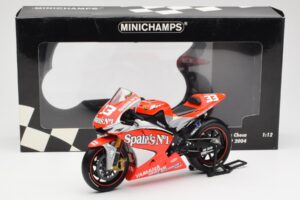 Yamaha YZR-M1 Gauloises Fortuna Yamaha #7 C. Checa MotoGP 2004 Minichamps 1:12 122043007 Fém – 6. kép a 6-ből