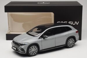Mercedes EQS SUV X296 Manufaktur Alpine Grey NZG 1:18 B66960591 Fém – 8. kép a 8-ből