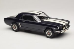 Ford Mustang Nightmist Blue Norev 1:18 182805 Fém – 4. kép a 6-ből